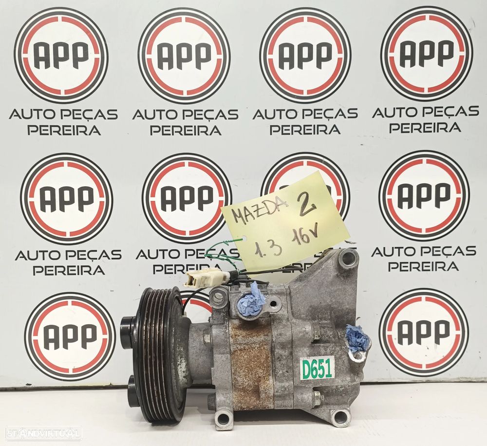 Compressor ar condicionado Mazda 2 de 2008, 1.3 16V. - 1