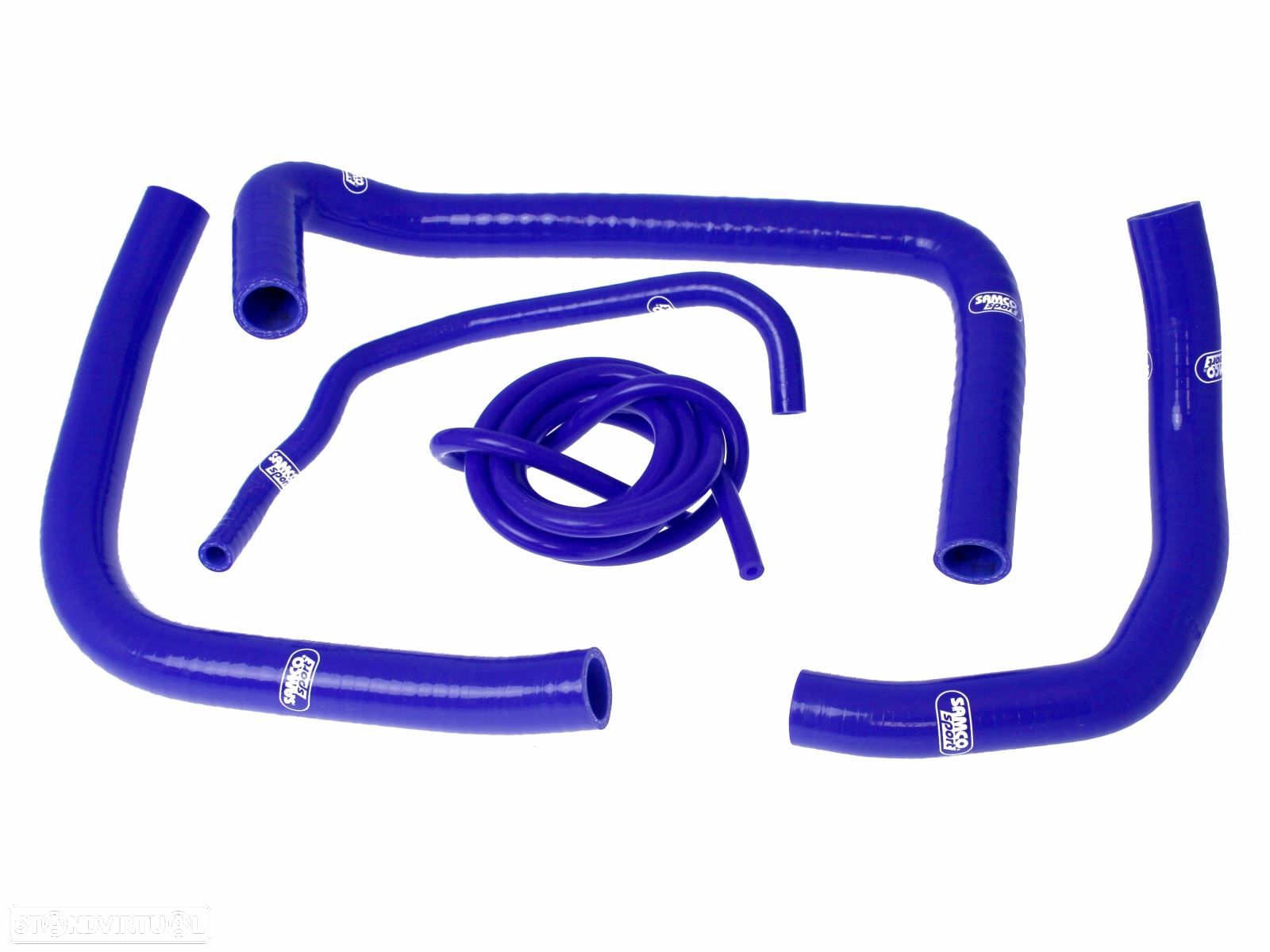kit tubos radiador samco honda cbr 900rr  94 - 97 azul - 1