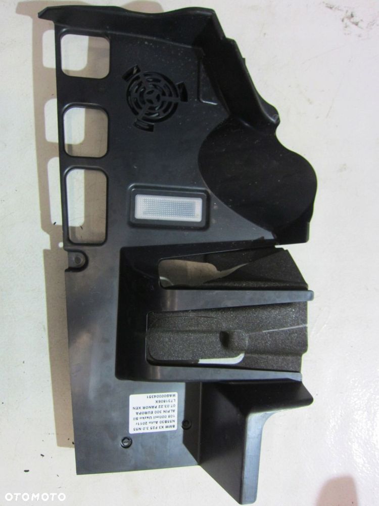 BMW X3 F25 OBUDOWA OSŁONA NÓG KIEROWCY 9216751 - 1