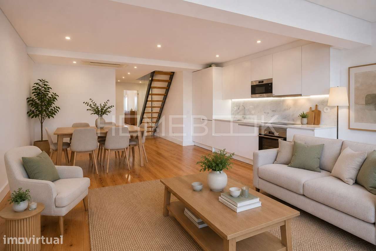 Apartamento T2 Duplex renovado com terraço na Graça - Lisboa - Grande imagem: 4/33