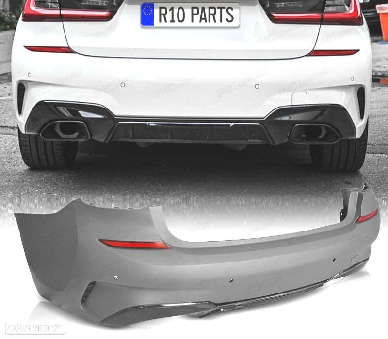 PARA-CHOQUES TRASEIRO BMW G20 19- LOOK M PERFORMANCE PDC - 1