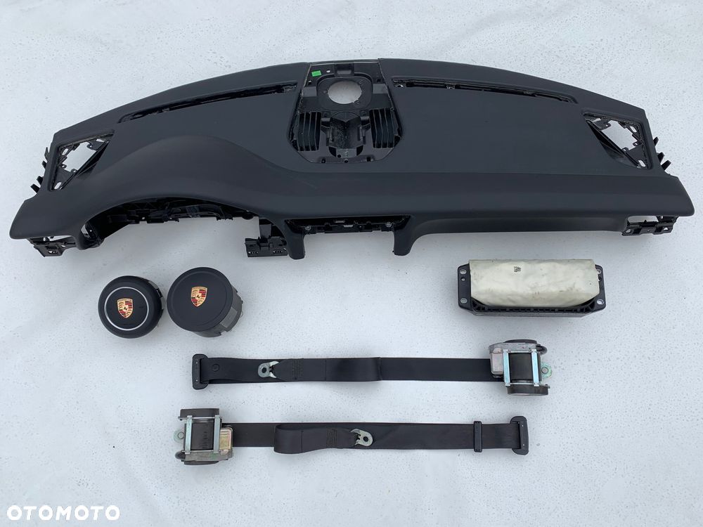 PORSCHE CARRERA 991 CABRIO KABRIOLET KAPOTAŻ PAŁĄK PIROTECHNICZNY ZAGŁÓWEK KURTYNA DESKA AIRBAG NABÓJ PASY PAS ROLL BAR Raz2 - 23