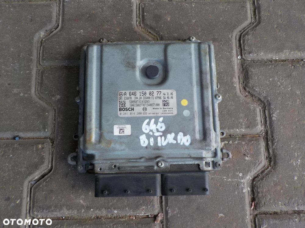 SPRINTER 906 2.2 CDI BITRUBO 646 KOMPUTER STEROWNIK A6461500277 - 1