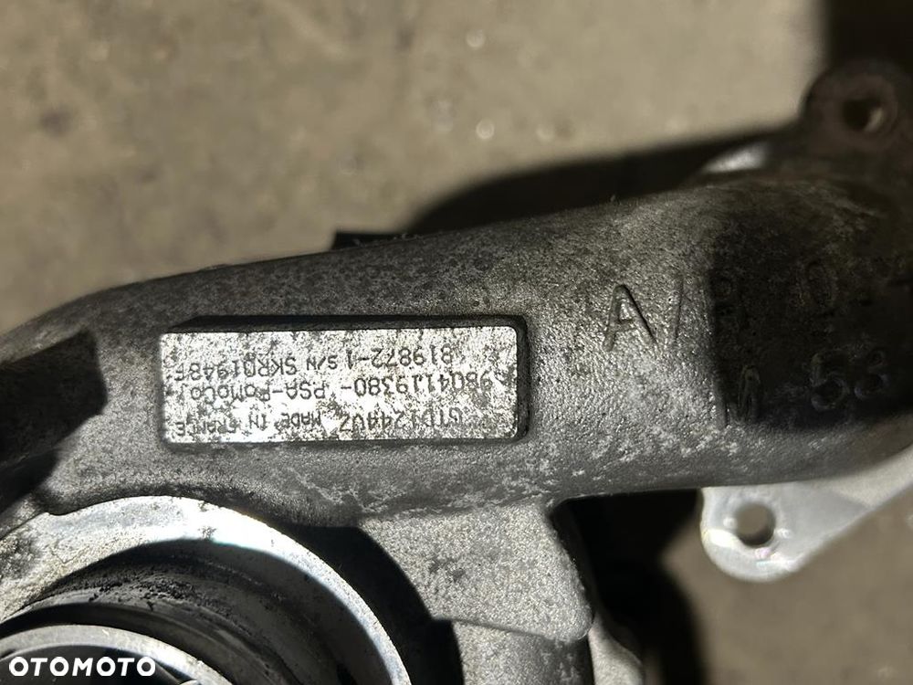 turbina turbo turbosprężarka 1.6 E-HDI Peugeot 308 II T9 9804119380 - 3