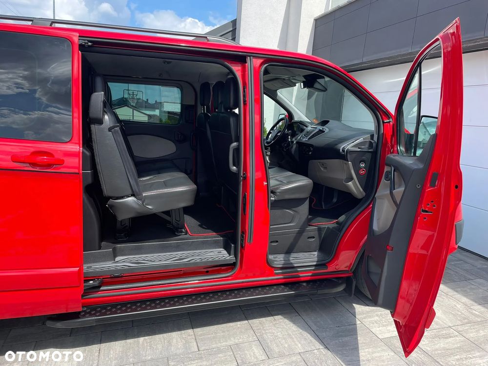 Ford TRANSIT CUSTOM LONG L2H1 Klima Navi Kamera Grzane Fotele 2xDrzwi Boczne Skóry Dubel Kabina 6os. Tempomat 2xPdc Rury - 23