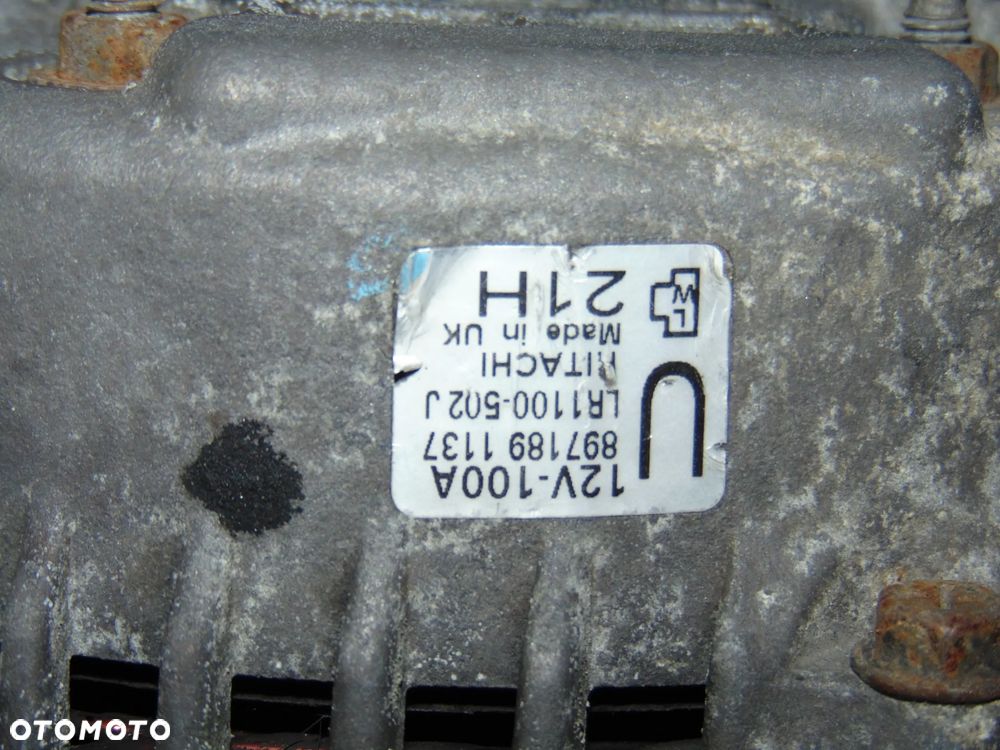 ORYGINAŁ alternator 8971891137 Opel Corsa Combo C Meriva A Astra 2 II G diesel Isuzu 1.7 DTI - 11