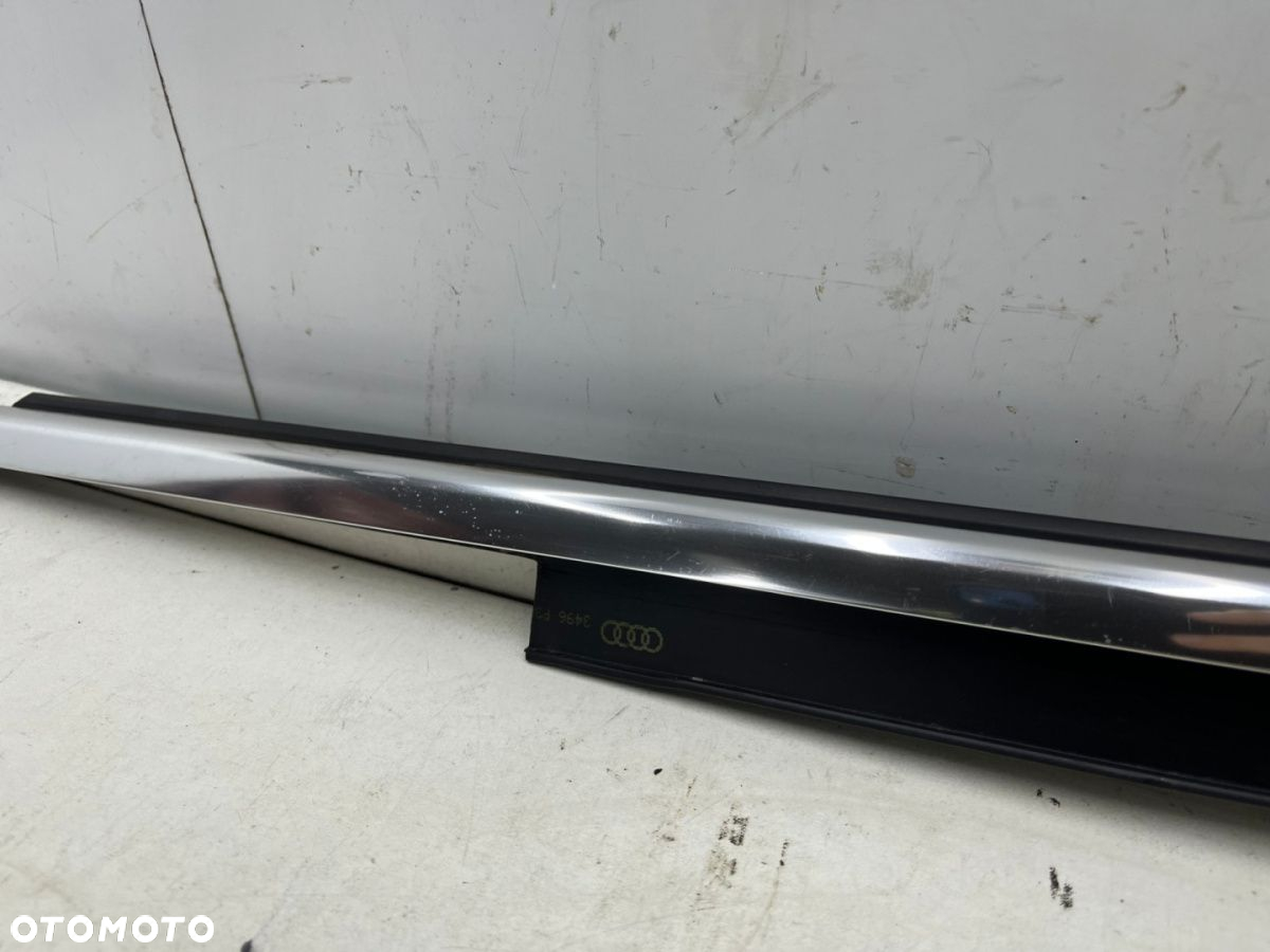 Listwa Audi A6 C7 10-18r. LEWA przednia listwa zgarniająca zewnętrzna drzwi lewy przód 4g0853283 - 8