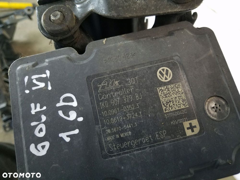 pompa abs vw golf vi 1.6 tdi 1k0907379bj 1k0614517dg - 4