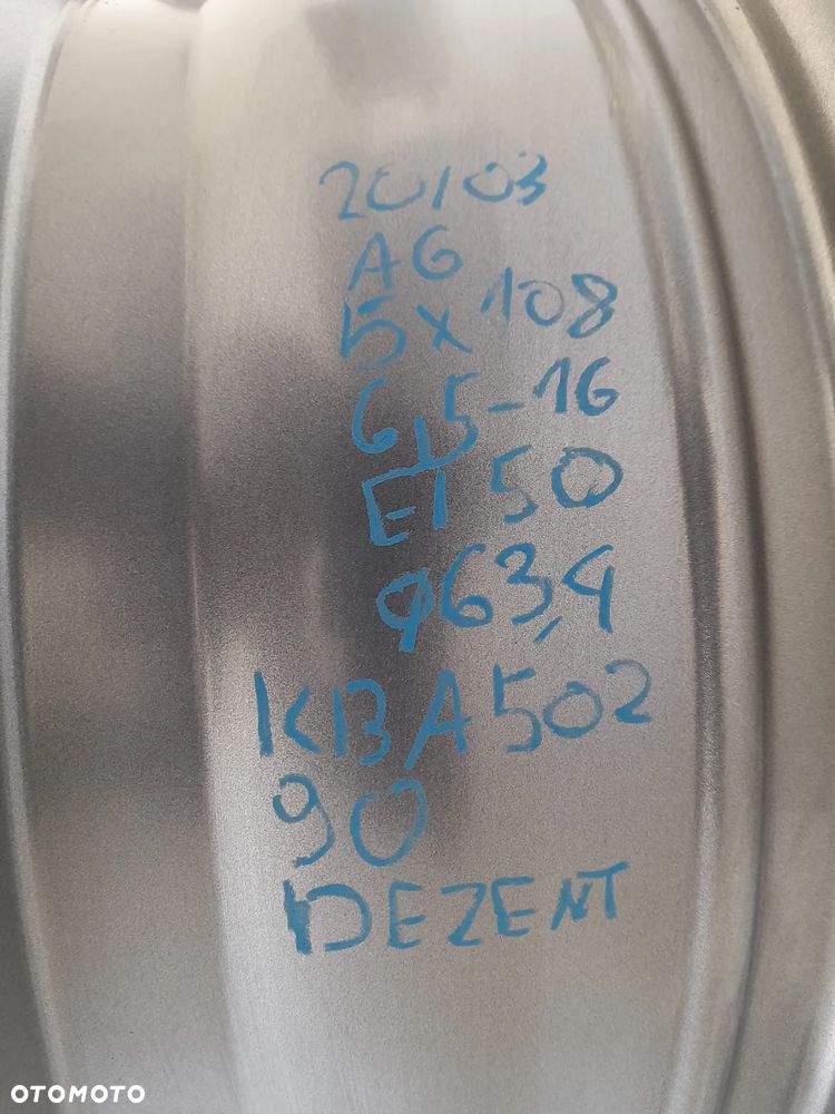 Felga aluminiowa Dezent KBA50290 6.5" x 16" 5x108 ET50 - 2