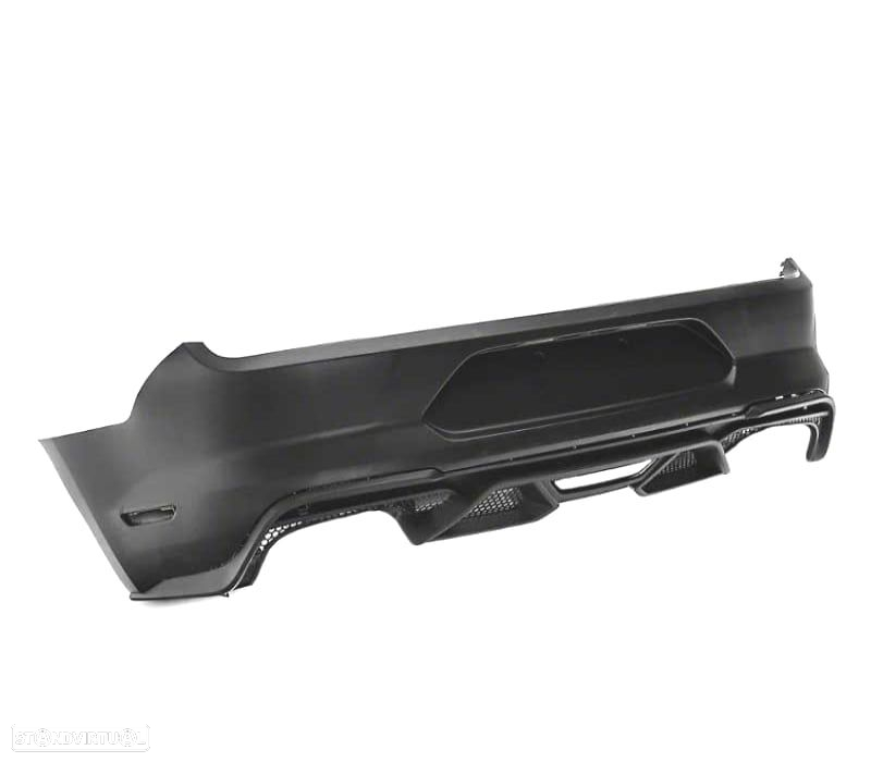 PARA-CHOQUES TRASEIRO FORD MUSTANG 15-20 LOOK GT500 PRETO - 4