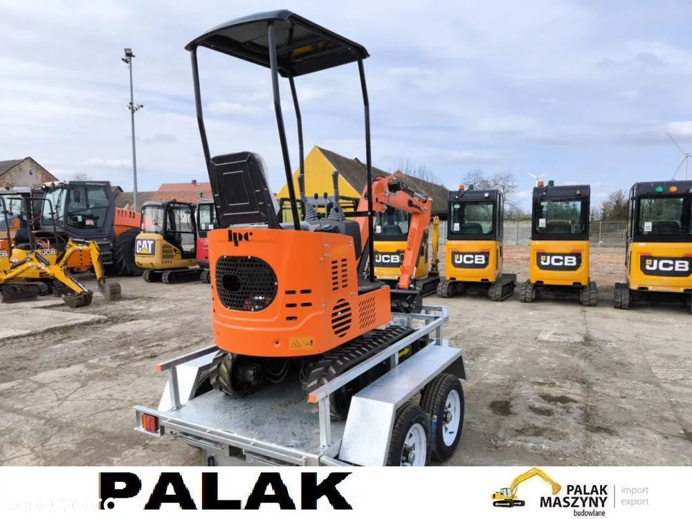 Inny Mini koparka JPC KV 12  OTWARTA , 2025 rok NOWA + PRZYCZEPKA - 4