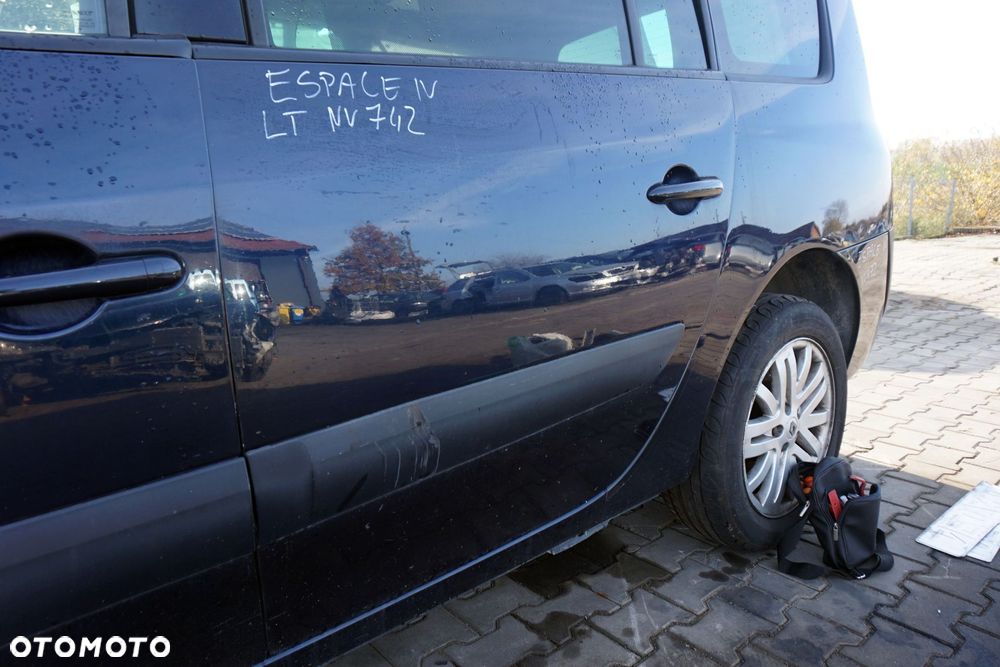 DRZWI TYLNE LEWE ESPACE GRAND IV PH1 NV472  GRANATOWY RENAULT 2002-2006 - 3