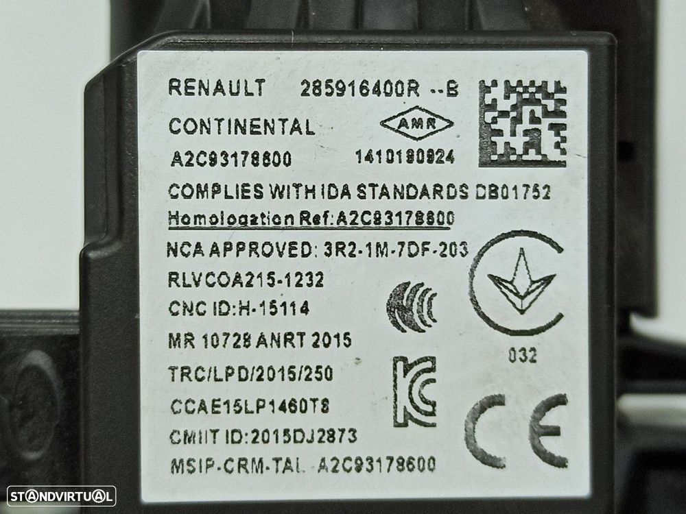 CANHÃO DE INGIÇÃO RENAULT CLIO V EXPERIENCE - 6