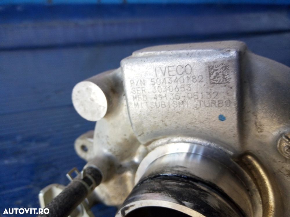 Turbo FIAT Ducato 2.3 jtd E5 2009 2010 2011 2012 2013 2014 2015 2016 cod piesa 49135-05132\ 504340182 - 4
