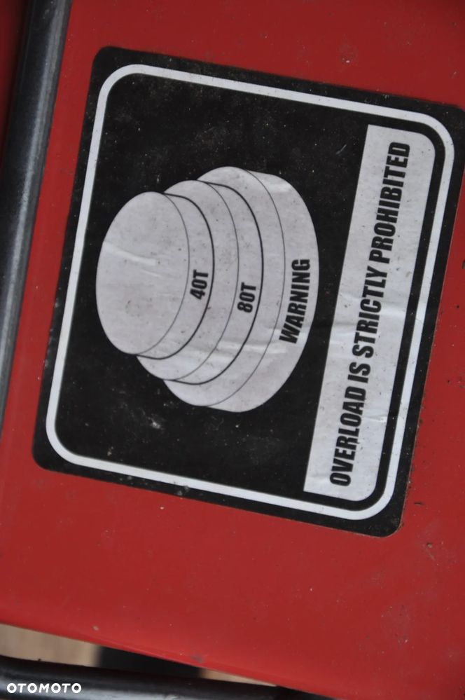 Żaba podnośnik hydrauliczno pneumatyczny Jack 80 Ton - 6