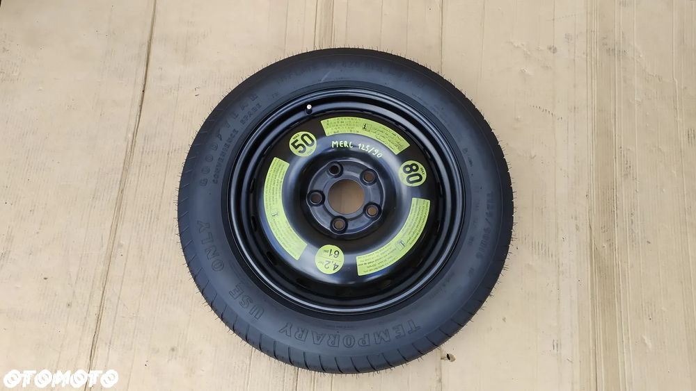 KOŁO DOJAZDOWE 5x112 R16 KOŁO DOJAZDOWE R16 MERCEDES B KLASA W246 2012-2018 - 1