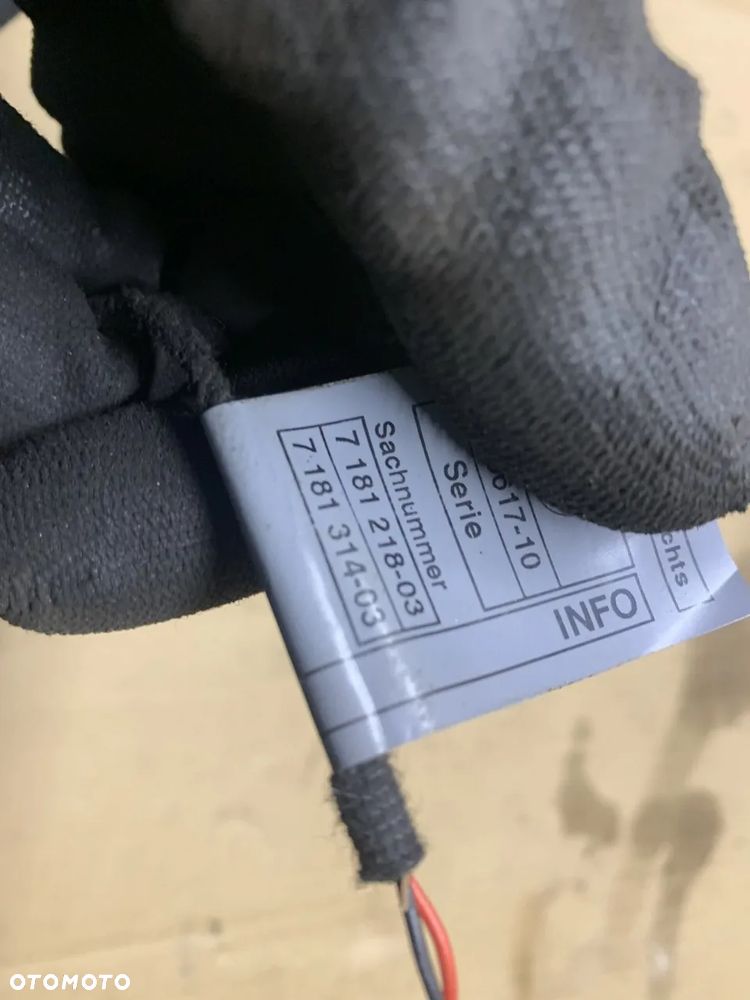 Podświetlanie klamki instalacja wiązka prawy przód BMW E90 E91 7181218 7181314 - 4