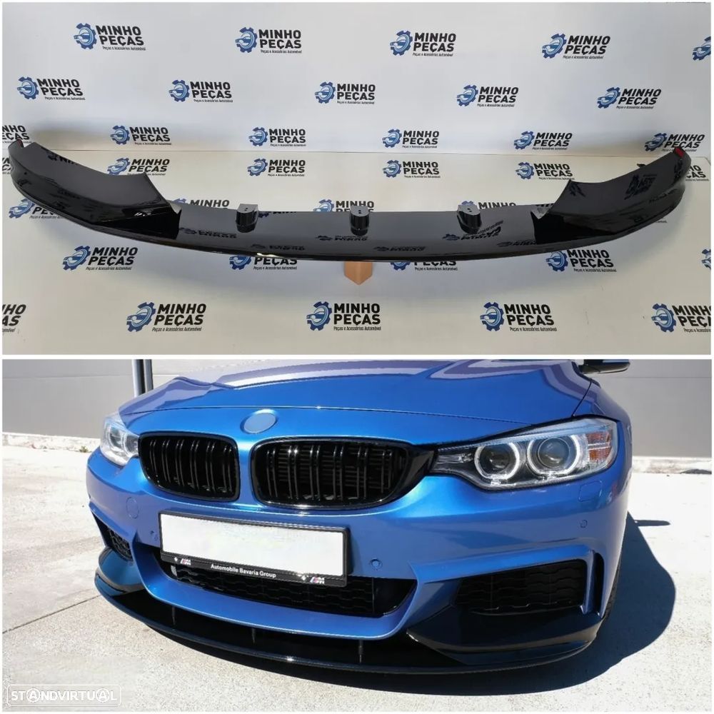 Spoiler Frontal BMW Série 4 F32|F33|F36 M-Performance Preto Brilho - 1