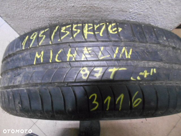 Opona pojedyńcza 195/55r16 michelin energy saver "+ " 6mm