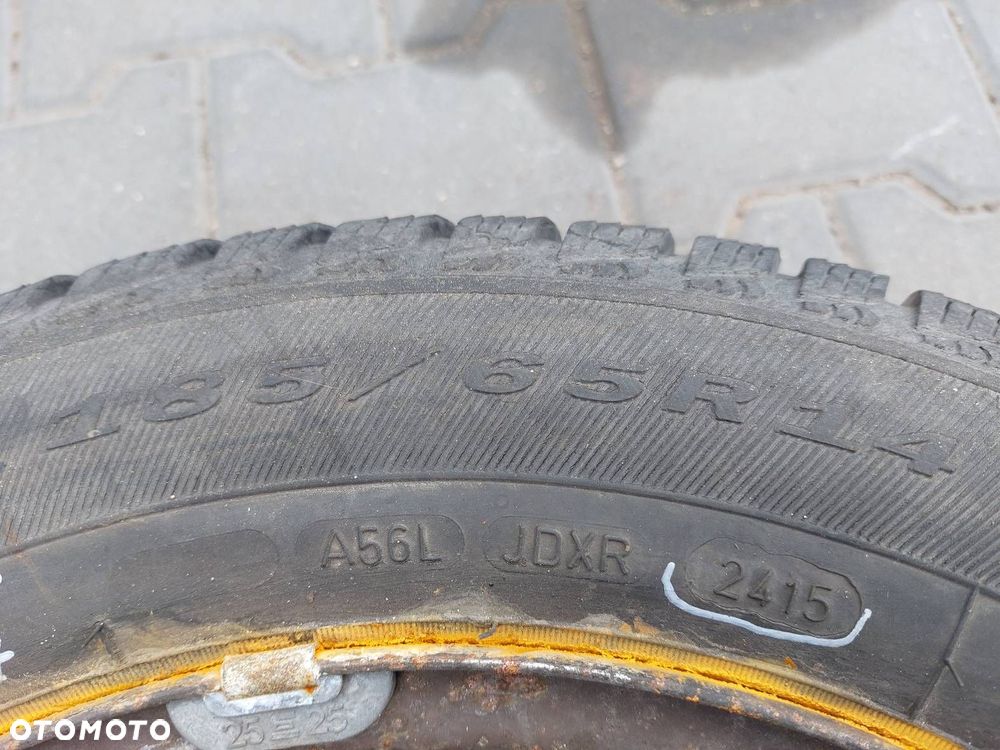 KOŁA KOMPLET FELGI OPONY ZIMOWE 4x100 FI54,1 185/65R14 165/70R14 - 9
