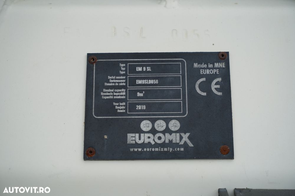 Mercedes-Benz AROCS 3240 / 9M3 BETONIERĂ / 8x4 / BETONIERĂ / 100% ANVELOPE / AUTOMATĂ - 18