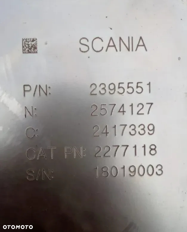 Katalizator DPF tłumik Scania Euro 6 - 5
