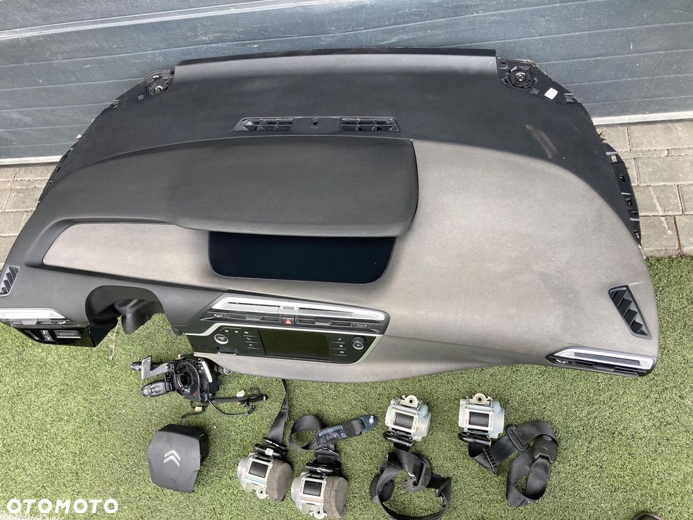 KONSOLA DESKA AIRBAG PASY CITROEN C4 PICASSO II ORYGINAŁ DEMONTAŻ - 1