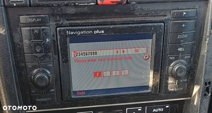RADIO ODTWARZACZ AUDI NAVIGATION PLUS + KOD AUDI A4 B6 8E0035192B - 2