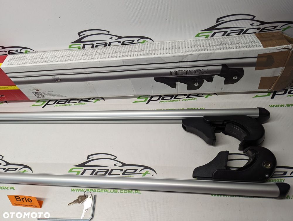 Bagażnik dachowy bazowy belki poprzeczki Brio na otwarte relingi. - 6