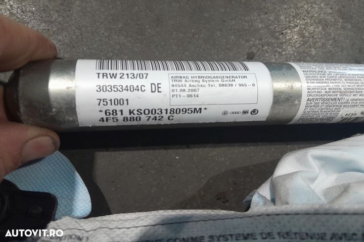 Airbag cortina dreapta 4F5880742C 4F5880742C Audi A6 4F/C6 [2004 - 20 - 3