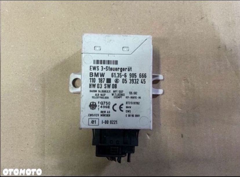 Moduł sterownik EWS bmw 3 e46 5 e39 e38 e53 mini r50 - 4