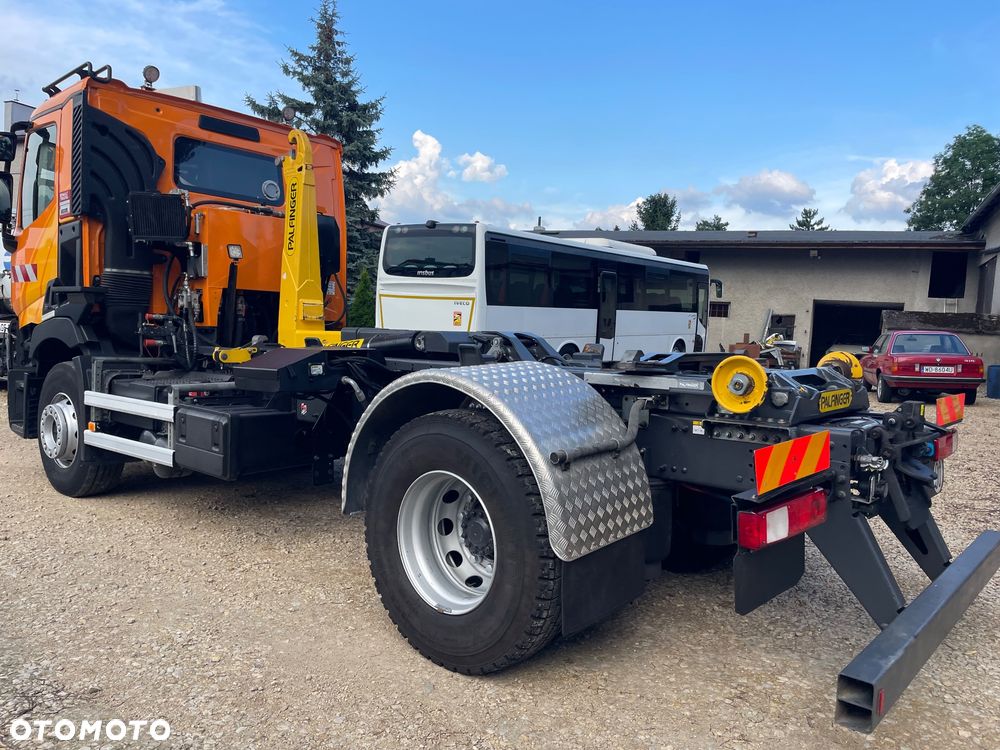Renault C 440 Kerax Premium Hakowiec PALFINGER T15  Czołownica pojazd specjalny zimowego utrzymania dróg - 19
