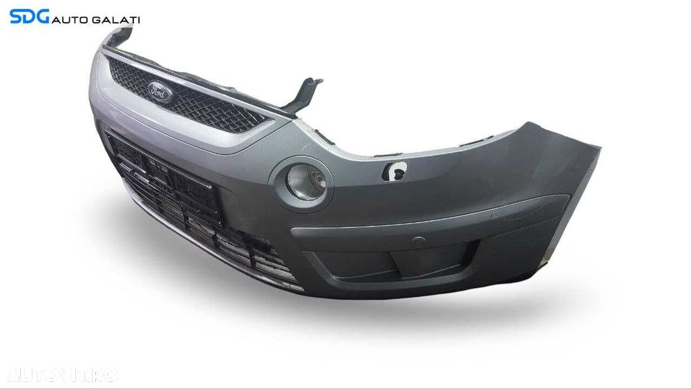 Bara Spoiler Fata cu Locas pentru Senzor de Parcare si Spalatoare Far Faruri Ford S-Max 2006 - 2010 Cod 6M51-17A989-BB [LC3406] - 2