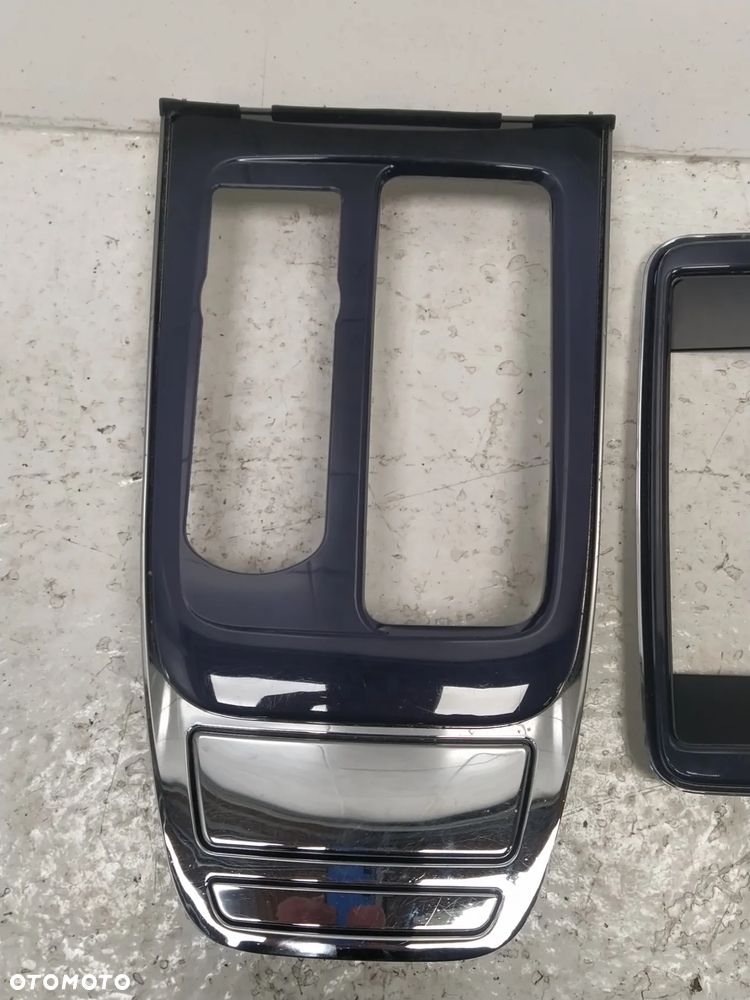 JAGUAR XJ X351 LISTWA OZDOBNA RAMKA TUNEL ŚRODKOWY DEKOR LEWARKA SKRZYNI BIEGÓW RAMKA CHROM DEKOR RADIA RADIO KOMPLET ORYGINAŁ - 3