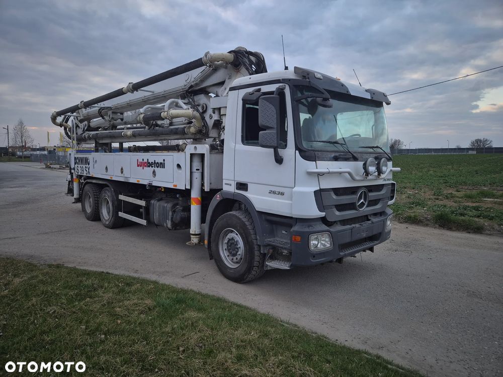Mercedes-Benz Actros 2636 6x4 mp3 Schwing S39SX , 39m, 150m3/h - 1