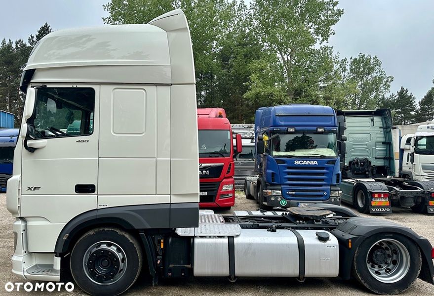 DAF XF480 SUPER SPACE CAB AUTOMAT SPOJLERY STANDKLIMA LODÓWKA 2xALUTANKA 650000km AUTOMAT WEBASTO EURO 6 2020r LOW DECK MEGA - 4