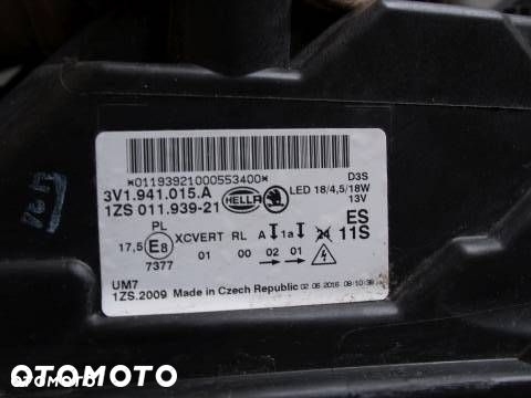 Image Škoda Superb 15r 3V1 Světlomet levá Světlo Levé