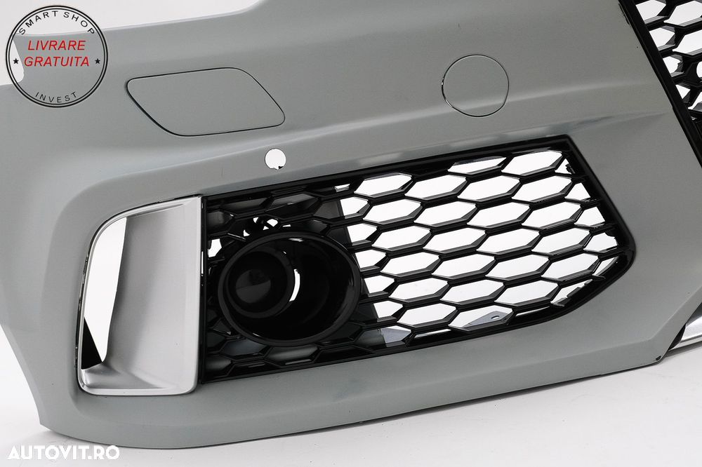 Bara Fata cu Grila Centrala Audi A6 C7 4G Pre Facelift (2011-2015) RS6 Design- livrare gratuita - 6