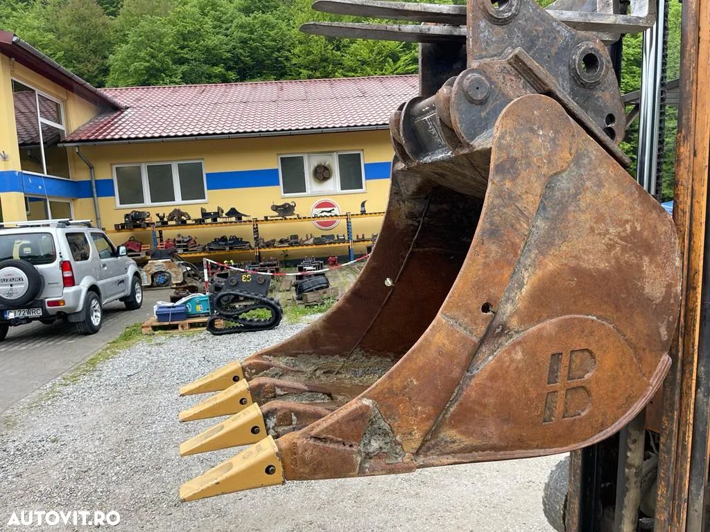 Cupa Excavator Hardox Baumaschinen Technik cu Sistem electric cu latime de 800 mm - 1