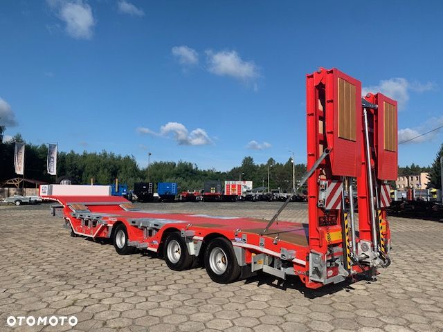 Inny NACZEPA NISKOPODWOZIOWA 3 OSIOWA Z ZAGŁĘBIENIAMI NA KOŁA! najazdy Hydrauliczne! - 5