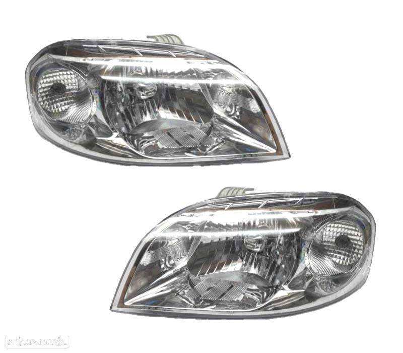 FARÓIS OPTICAS DAEWOO CHEVROLET AVEO 4P 06-11 - 1