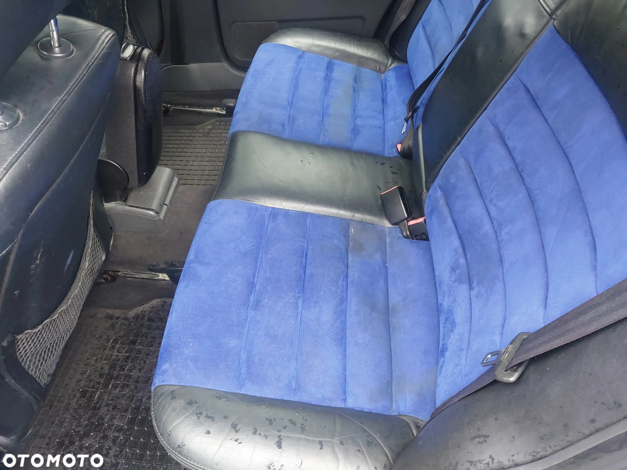 Fotele półskóra alcantara grzane Audi A4 S4 B5 boczki komplet kubełkowe kubełki - 5
