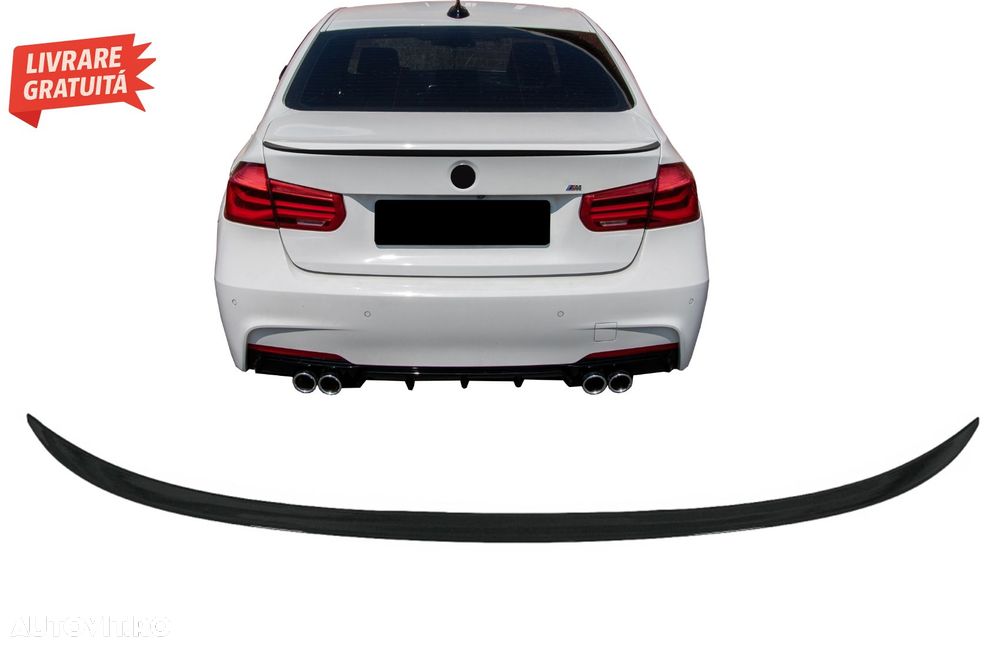Eleron Portbagaj BMW Seria 3 F30 (2011-2014) F30 LCI (2015-2019) Negru Lucios- livrare gratuita - 21