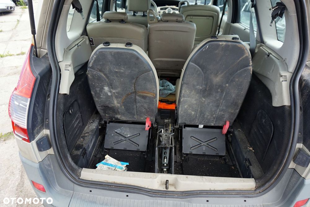 FOTELE FOTEL PRZEDNI LEWY PRAWY KANAPA WNĘTRZE SCENIC GRAND II PH2 LIFT SKÓRA BEŻOWA 7-OS RENAULT 2006-2009 - 19