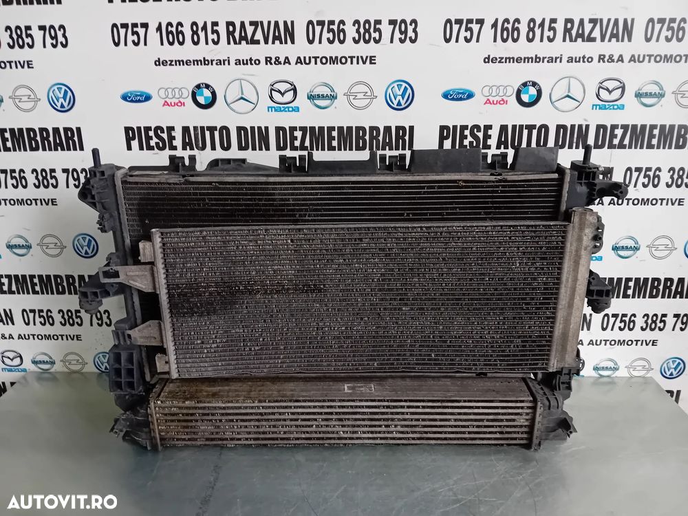 Trager Calandru Fata Complet Radiator Apa Clima Intercooler Fiat Ducato Peugeot Boxer 2014-2021 2.3 - 6