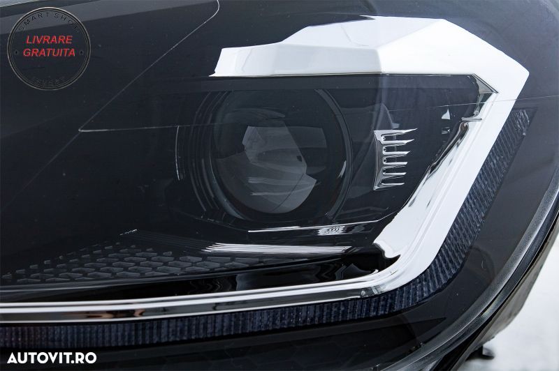 Faruri LED si Stopuri FULL LED VW Golf 6 VI (2008-2013) Facelift G7.5 Look Silver - livrare gratuita - 6