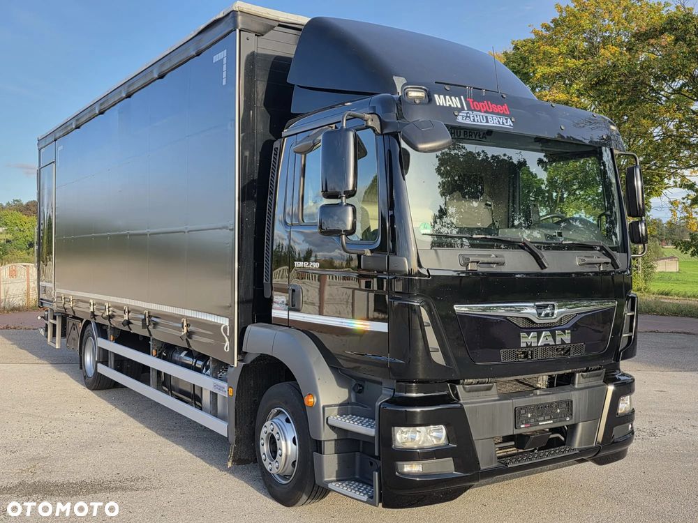 MAN TGM 12.290 / 15.290 / E6/ FIRANKA /BOCZNE DRZWI / BURTO-FIRANKA / 18PALET / WINDA / NISKI PRZEBIEG / 2018/ CAŁY NA PODUSZKACH / SERWISOWANY - 8