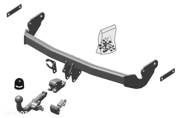NOWY BRINK HAK HOLOWNICZY AUTOMAT VERTICAL+MODUŁ JEEP PATRIOT + JEEP COMPASS 2011-2017 - 14