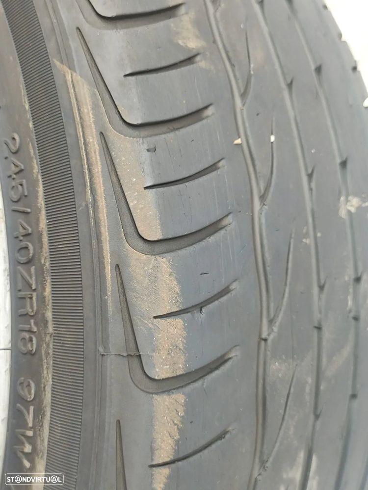 Conjunto Jantes Originais 18 BMW Serie 5 E60 E61 LCI 8J ET20 5x120 - 17