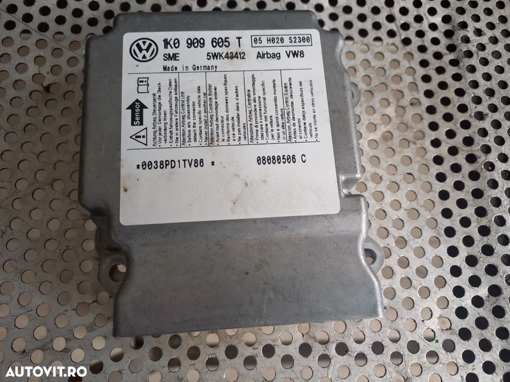 Plansa Bord Kit Airbag Vw Golf 5 An 2004-2005-2006-2007-2008-2009-2010 Dezmembrez Vw Golf 5 - 9